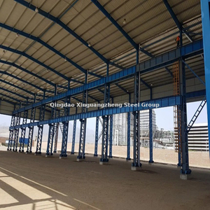 Steel Beam Fabrication Process Structure Factory Warehouse Building