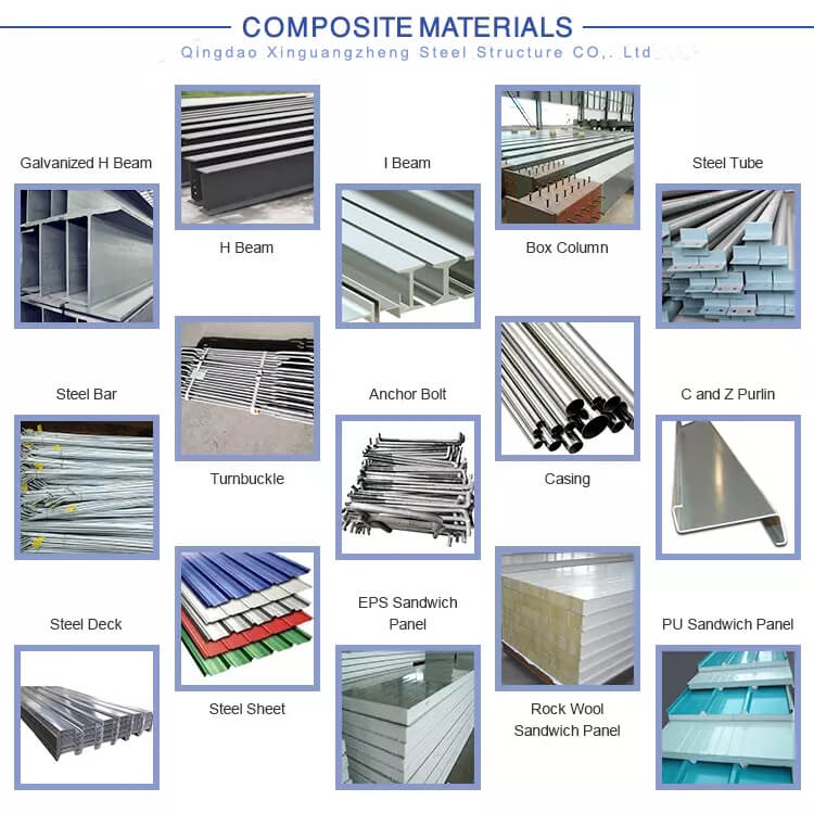 steel building Materials