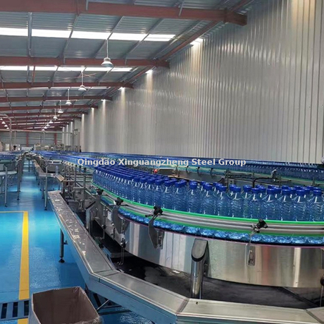 Pre Engineered Metal Frame Water Plant Building Contractor