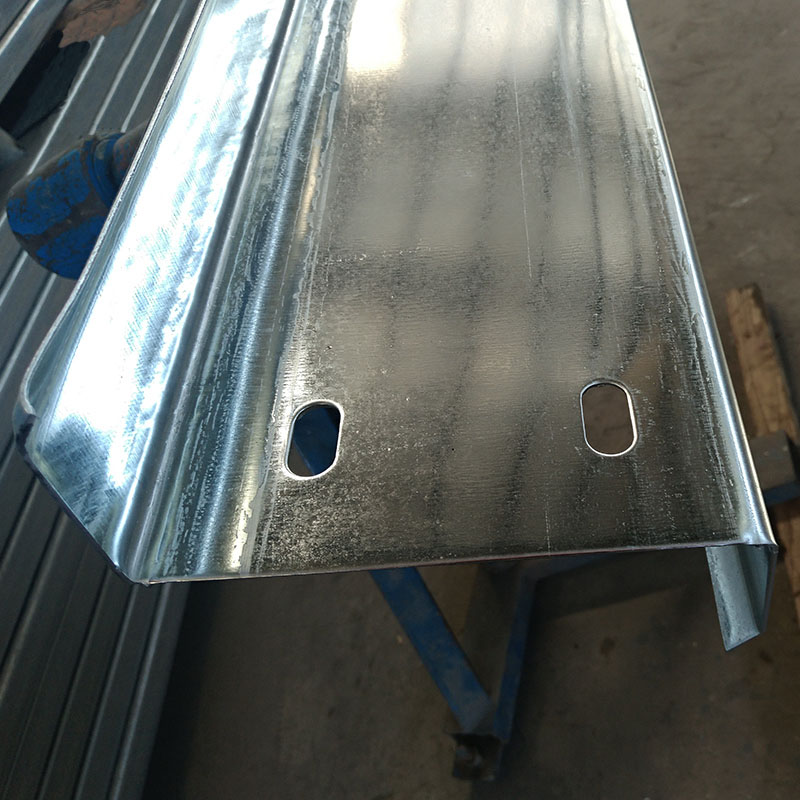 Prefabricated steel structure building materials Z section steel purlin