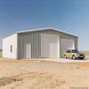 Pre-engineered structural Grey commercial steel shed garage