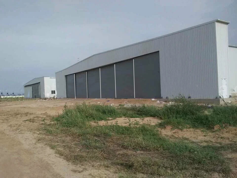 The project of steel structure hangar for African market has reached the acceptance criteria
