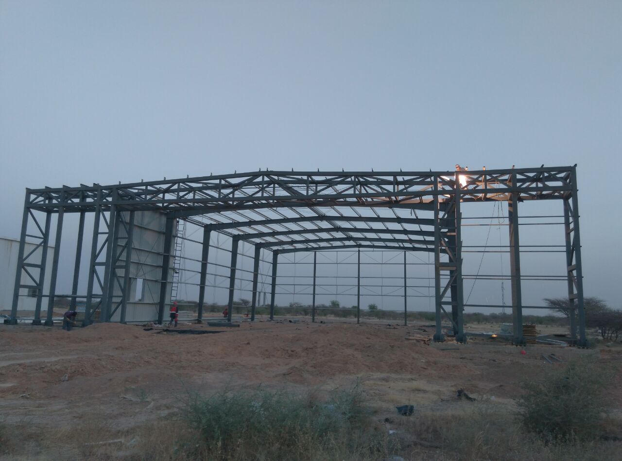 Pre-engineered Steel Frame Building Structural Steel Fabrication Hangar