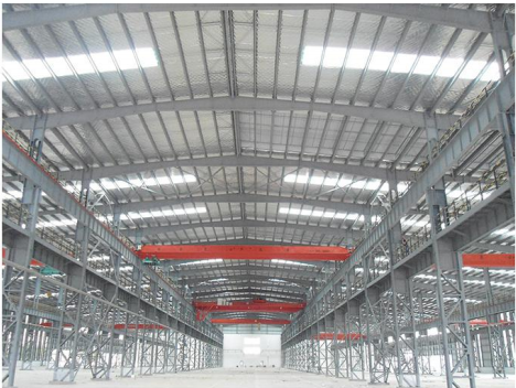 TUV multi-layer Industrial steel building with concrete slab