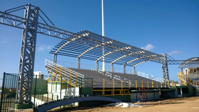 Prefabricated Steel Structure School Stadium Space Frame Building