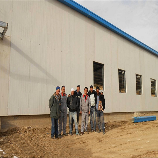 Metal Steel Frame Factory Structure Building Slaughter Workshop House