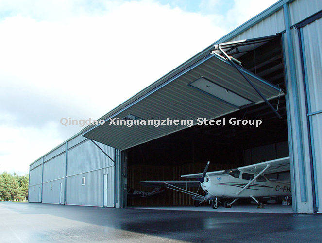 aircraft steel hangar 