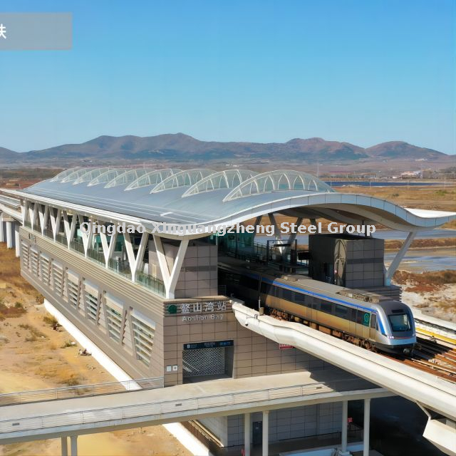 Prefabricated Building Steel Structure Metro Station