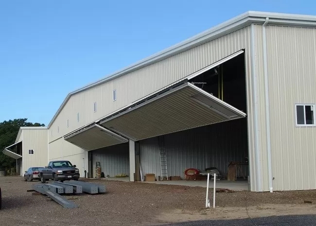 Prefab steel hangar